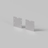 Комплект заглушек (для профиля 72×36) 2 шт., MAYTONI ALM-7236T-S-EC 642083
