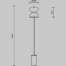 Напольный светильник (торшер) MAYTONI KYOTO MOD178FL-L11B3K