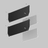 Заглушка MAYTONI ALM012EC-SC-W декоративная белая 2шт. + фиксирующая белая 2шт. Для профиля ALM-9940-SC
